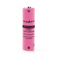 Nedis Nedis Lítium Tionil-klorid Akkumulátor AA ER14250 3.6V 2400mAh (BALTER14505) (BALTER14505)