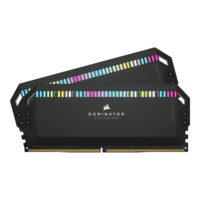 Corsair CORSAIR RAM Dominator Platinum RGB - 32 GB (2 x 16 GB Kit) - DDR5 6200 UDIMM CL36 (CMT32GX5M2X6200C36)