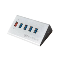 LogiLink LogiLink USB 3.0 High Speed Hub 4 portos, + 1x gyors-töltő port (UA0227) (UA0227)