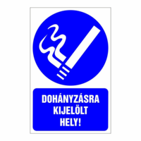 N/A Dohányzásra kijelölt hely! (DKRF-REND-1892-1)
