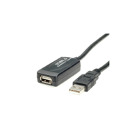 Proconnect Proconnect USB-A apa - USB-A anya Aktív Hosszabbító kábel - Fekete (30m) (PC-RP-0230)