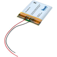 Jauch Quartz Jauch Quartz LP402025JU Speciális akku Prizmatikus Kábel LiPo 3.7 V 150 mAh (247540)