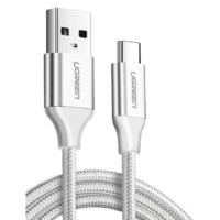 UGREEN UGREEN USB-USB-C kábel, QC3, 0, 2m, fehér (60133) (UG60133)