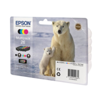 Epson Epson 26 Multipack - 4-pack - black, yellow, cyan, magenta - original - ink cartridge (C13T26164010)
