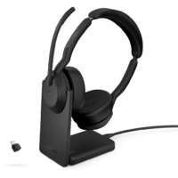 Jabra Jabra Evolve2 55 MS sztereó LINK380C vezeték nélküli Bluetooth fejhallgató (25599-999-889) (25599-999-889)