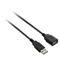 V7 V7 USB-A anya - USB-A apa hosszabbító kábel 1.8m fekete (V7E2USB2EXT-1.8M) (V7E2USB2EXT-1.8M)