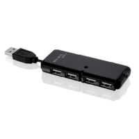 iBox iBox IUHT008C USB 2.0 Slim HUB (4 port) Fekete (IUHT008C)
