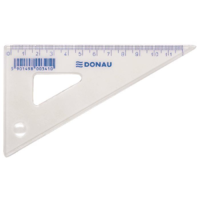 DONAU DONAU háromszög vonalzó, műanyag, 60°, 12cm (D7031) (D7031)
