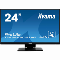 iiyama iiyama ProLite T2454MSC-B1AG számítógép monitor 60,5 cm (23.8") 1920 x 1080 pixelek Full HD LED Érintőképernyő Többfelhasználós Fekete (T2454MSC-B1AG)