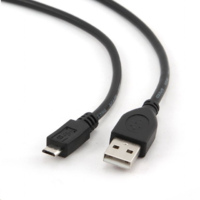 Gembird Gembird Cablexpert USB 2.0 --> micro-USB 10cm, fekete (CCP-MUSB2-AMBM-0.1M) (CCP-MUSB2-AMBM-0.1M)