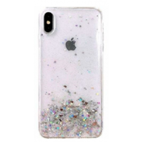 Fusion Fusion Glue Glitter Apple iPhone 12 Pro Max Szilikon Tok - Átlátszó (FSN-GG-IPH-12PM-TR)