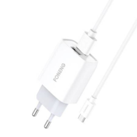 Foneng Foneng EU30 hálózati töltő + USB-A - MicroUSB kábel fehér (EU30 Micro) (EU30 Micro)