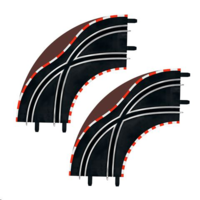 Carrera Carrera Go! / DIGITAL 143: Sínváltó kanyar pályaelem (2 db) (20061655) (20061655)