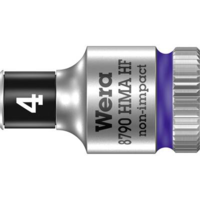 Wera Wera 8790 HMA 05003717001 Külső hatlap Dugókulcs betét 4 mm 1/4 (6,3 mm) (05003717001)