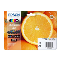 Epson Epson 33 Multipack - 5-pack - black, yellow, cyan, magenta, photo black - original - ink cartridge (C13T33374011)