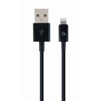 Gembird Gembird 8-pin - USB Type-A adat- és töltőkábel 2m fekete (CC-USB2P-AMLM-2M) (CC-USB2P-AMLM-2M)