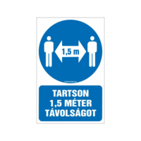 N/A Tartson 1,5 méter távolságot! (DKRF-FER-2520-7)