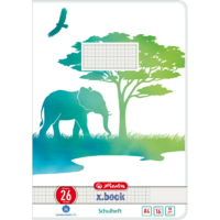 Herlitz Herlitz Heft GREENline Elefant 16 lapos A4 négyzetrácsos füzet (50039975)