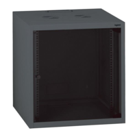 Legrand Legrand Linkeo 18U 19" fali Rack szekrény 600x600mm antracitszürke (646214) (646214)