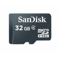 Sandisk 32GB microSDHC Sandisk CL4 + adapter (SDSDQM-032G-B35A) (SDSDQM-032G-B35A)
