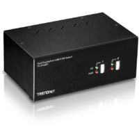 TrendNet TRENDnet KVM 2-Port Displayport Switch mit Audio USB 2.0 Hub (TK-240DP)