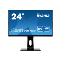 Iiyama iiyama ProLite XUB2492HSC-B1 számítógép monitor 60,5 cm (23.8") 1920 x 1080 pixelek Full HD LCD Fekete (XUB2492HSC-B1)