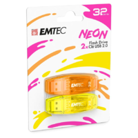 Emtec EMTEC USB-Stick 32 GB C410 USB 2.0 Neon Colored 2er Pack (ECMMD32GC410P2NEO)