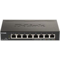 D-Link D-Link DGS-1100-08PV2 Vezérelt L2/L3 Gigabit Ethernet (10/100/1000) Ethernet-áramellátás (PoE) támogatása Fekete (DGS-1100-08PV2/E)
