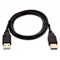 V7 V7 V7USB2AA-02M-1E USB kábel 2 M USB 1.0 USB A Fekete (V7USB2AA-02M-1E)