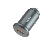 Foneng Foneng C15 USB-A autós töltő + USB-A - MicroUSB szürke-fehér (C15 Micro) (C15 Micro)
