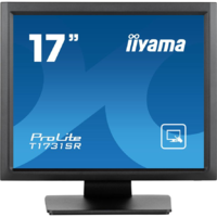 Iiyama iiyama ProLite T1731SR-B1S számítógép monitor 43,2 cm (17") 1280 x 1024 pixelek SXGA LCD Érintőképernyő Fekete (T1731SR-B1S)