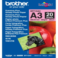 Brother Brother Premium Plus BP71 A3 fotópapír 20 lap/csomag (BP71GA3) (BP71GA3)