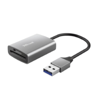 Trust Trust Dalyx kártyaolvasó USB 3.2 Gen 1 (3.1 Gen 1) Alumínium (t24135)