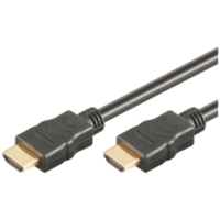 No-Name HDMI (ST-ST) 1m 3D Ethernet 4K vergoldet Black (31882)