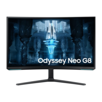 Samsung Samsung Odyssey Neo G8 LS32BG850NU LED display 81,3 cm (32") 3840 x 2160 pixelek 4K Ultra HD Fekete, Fehér (LS32BG850NUXEN)