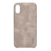 X-LEVEL X-LEVEL műanyag telefonvédő (bőr hatású hátlap) ARANYBARNA [Apple iPhone XS 5.8] (5996457825431)