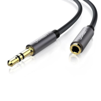 UGREEN UGREEN AV118 AUX jack audio hosszabbító kábel 3.5 mm 1.5m fekete (10593) (UG10593)