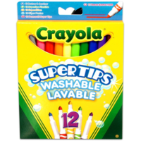 Crayola Crayola 7509 Lemosható vastag filctoll - Vegyes színek (12db) (7509)