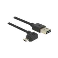 Delock DELOCK USB Kabel A -> micro B St/St 1.00m 90°gew. sw (83846)
