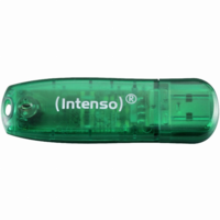 Intenso STICK 8GB USB 2.0 Intenso Rainbow Line Transparent Green (3502460)