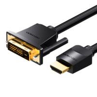 Vention Vention ABFBI video átalakító kábel 3 M HDMI A-típus (Standard) DVI-D Fekete (ABFBI)