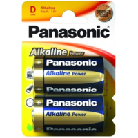 Panasonic Panasonic 1.5V Alkáli D elem Alkaline Power (2db / csomag) (LR20APB/2BP) (LR20APB/2BP)