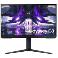 SAMSUNG Samsung Odyssey G3A S24AG304NR számítógép monitor 61 cm (24") 1920 x 1080 pixelek Full HD LED Fekete (LS24AG304NRXEN)