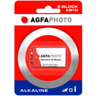 Agfa Photo AgfaPhoto Batterie Alkaline Power -9V 6LR61 E-Block 1St. (110-802596)