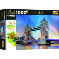 Trefl Trefl: London, Tower Bridge puzzle - 1000 darabos + szortírozó tálca (10654) (10654)