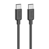 Budi Budi USB-C - USB-C adat- és töltőkábel 1.2m fekete (230TT) (230TT)