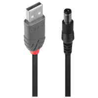 Lindy LINDY Adapterkabel USB A St - DC 5.5/2.5mm St 1.5m (70267)