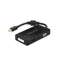 Delock DELOCK Mini DP 1.2 Adapter > VGA/HDMI/DVI/Audio Bu 4K passiv (62073)