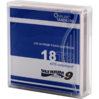 Tandberg Tandberg LTO-9 Data Cartridge 18TB/45TB un-labeled w. case (434180)