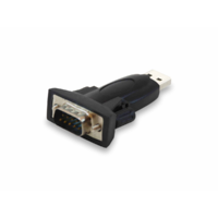 Equip Equip 133382 csatlakozó átlakító USB A RS-232 Fekete (133382)
